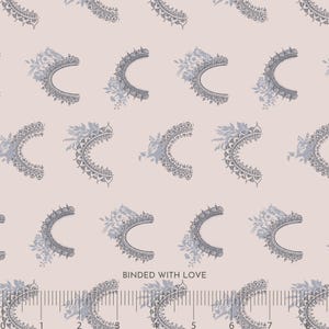 Majestic Arcs Rosewater ND101-RM2 | Serendipity’s Symphony by Niyavii Design | Cotton + Steel | Continuous Yardage | Fat Quarter | Fabric