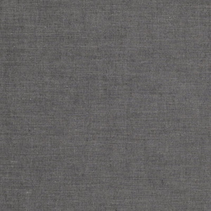 May include: A close-up shot of a textured, dark gray fabric. The weave of the material is visible, creating a subtle pattern across the surface. The fabric appears to be a solid color, with no visible variations or designs.