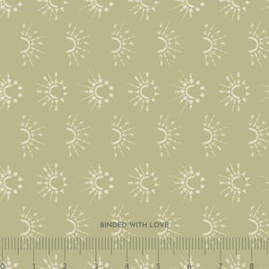 New Dawn Subdued Olive ND102-SO1 | Serendipity’s Symphony by Niyavii Design | Cotton + Steel | Continuous Yardage | Fat Quarter