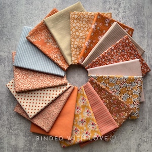 Creating Memories Autumn Colorway by Tone Finnanger | Tilda Fabrics | 16 Cotton Fabrics | Fat Quarter Bundle | Half Yard Bundle | BUNDLE-246