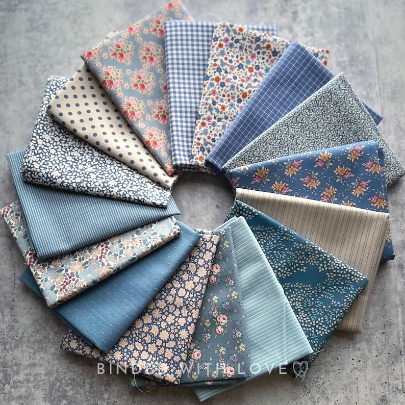 Creating Memories Summer Colorway by Tone Finnanger | Tilda Fabrics | 16 Cotton Fabrics | Fat Quarter Bundle | Half Yard Bundle | BUNDLE-245 image 2