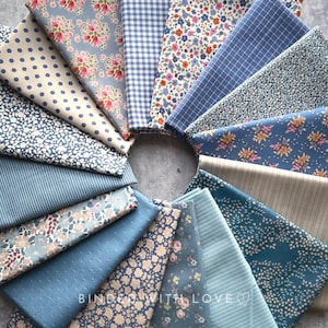 Creating Memories Summer Colorway by Tone Finnanger | Tilda Fabrics | 16 Cotton Fabrics | Fat Quarter Bundle | Half Yard Bundle | BUNDLE-245 image 4