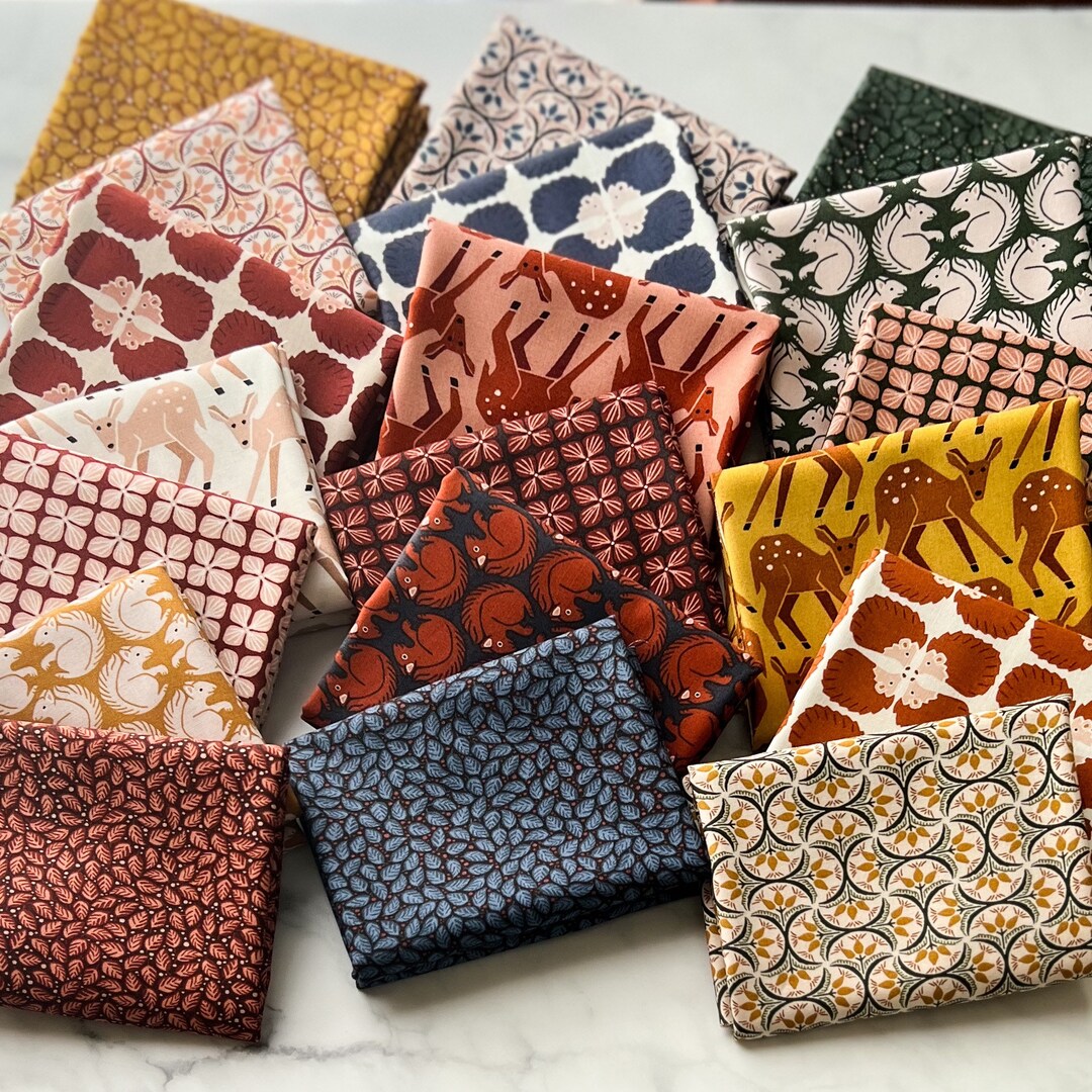 On A Fall Day Full Collection by Loes Van Oosten 19 Prints Cotton Steel