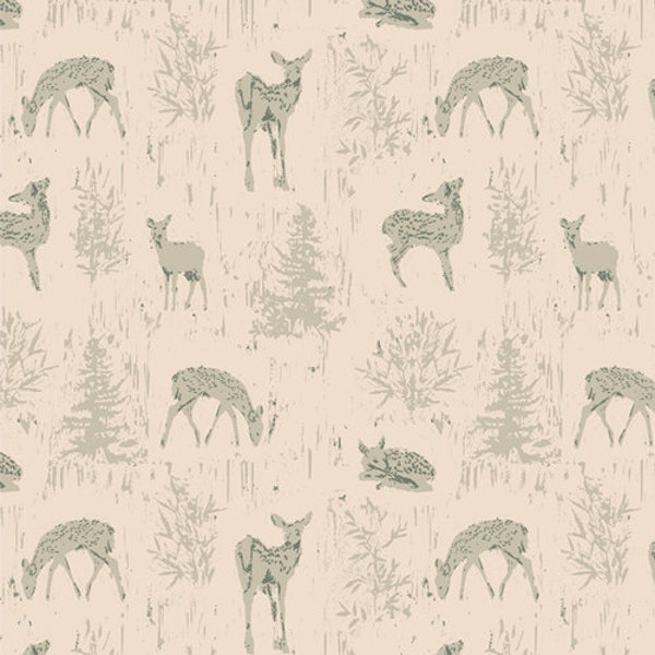 FLANNEL Yearling Camouflage F22106a | Juniper by Sharon Holland | Art Gallery Fabrics | Continuous Yardage
