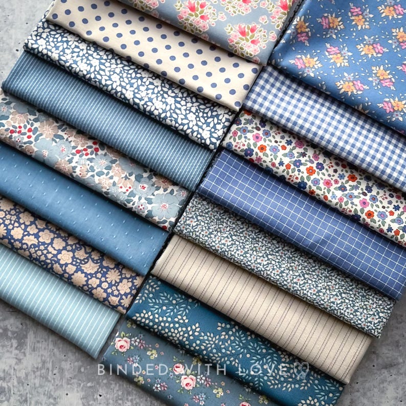 Creating Memories Summer Colorway by Tone Finnanger | Tilda Fabrics | 16 Cotton Fabrics | Fat Quarter Bundle | Half Yard Bundle | BUNDLE-245 image 3
