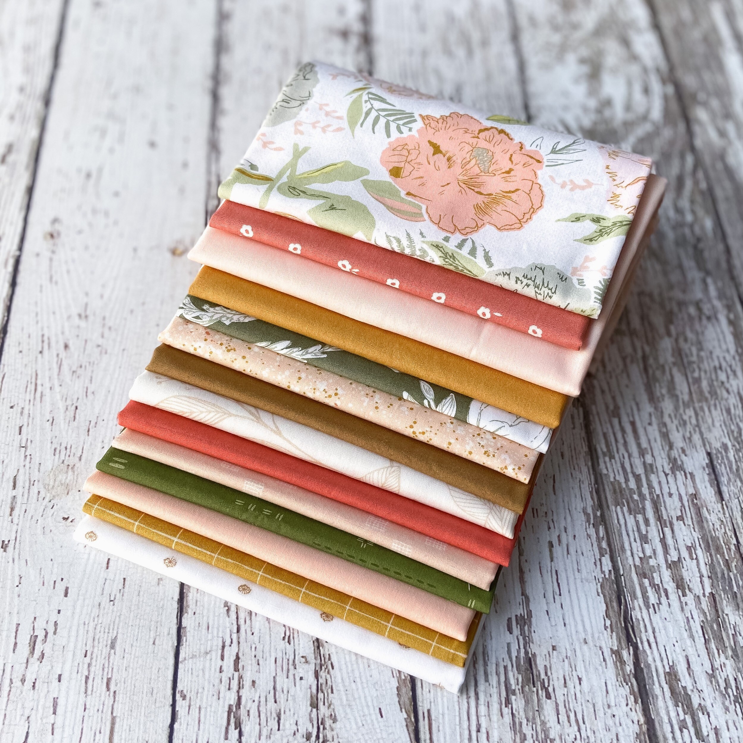 Curated Fat Quarter Bundle 14 Fat Quarters Hand Selected Art