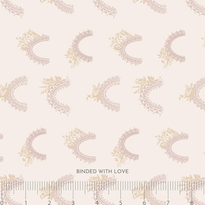 Majestic Arcs Antique Pearl ND101-AP3 | Serendipity’s Symphony by Niyavii Design | Cotton + Steel | Continuous Yardage | Fat Quarter