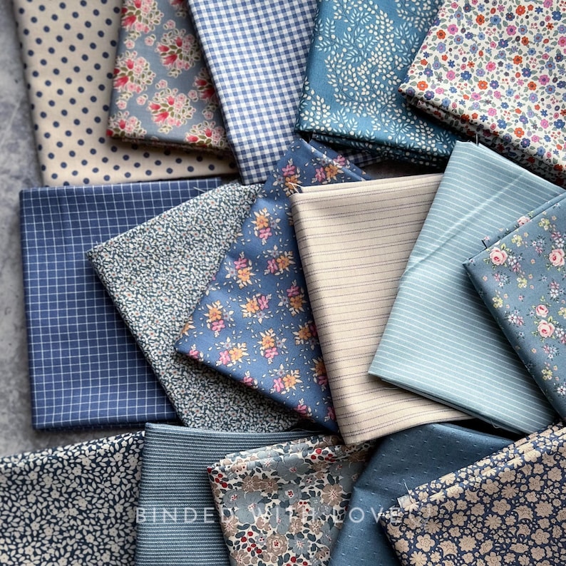 Creating Memories Summer Colorway by Tone Finnanger | Tilda Fabrics | 16 Cotton Fabrics | Fat Quarter Bundle | Half Yard Bundle | BUNDLE-245 image 1