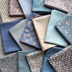 Creating Memories Summer Colorway by Tone Finnanger | Tilda Fabrics | 16 Cotton Fabrics | Fat Quarter Bundle | Half Yard Bundle | BUNDLE-245 image 5