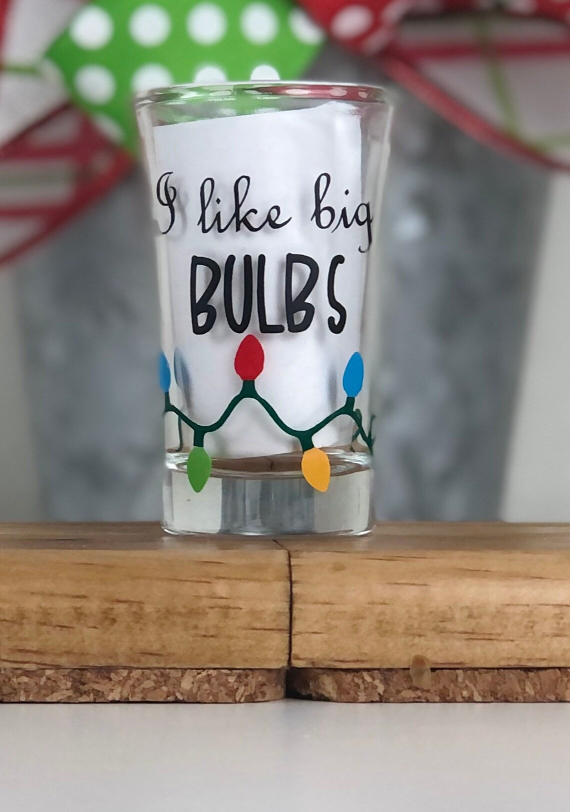Christmas Shot Glasses Funny Christmas Shot Glasses Party Etsy