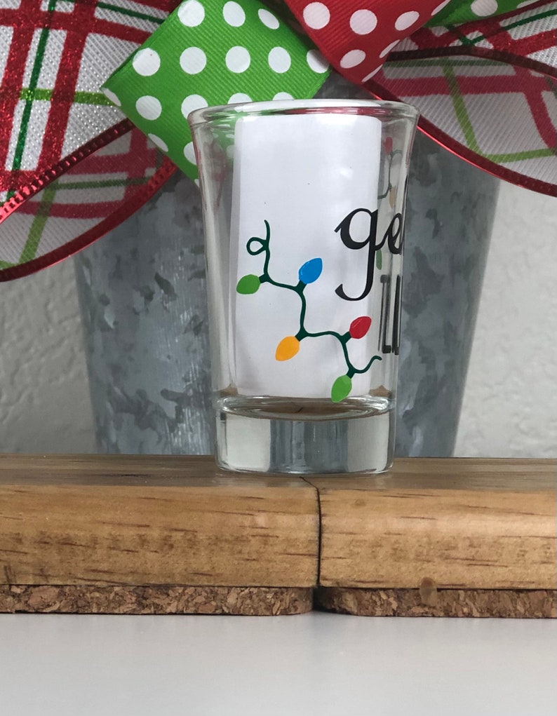 Christmas Shot Glasses Funny Christmas Shot Glasses Party Etsy