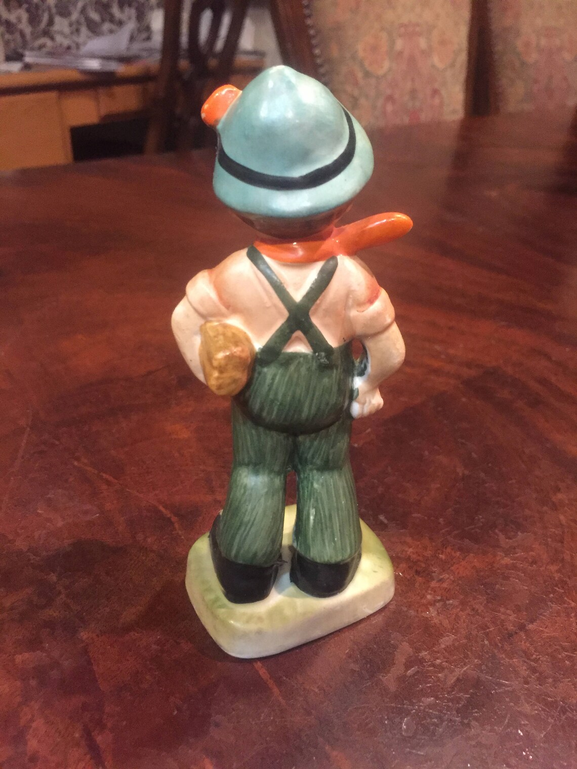 Napco Vintage Figurine Boy With Bread Etsy