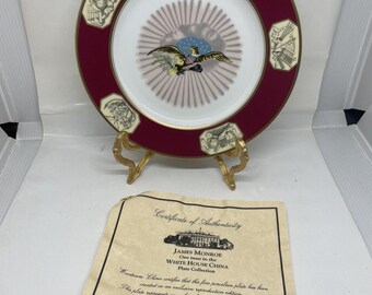 Woodmere White House Collection Desserttallrik JAMES MONROE 18 cm