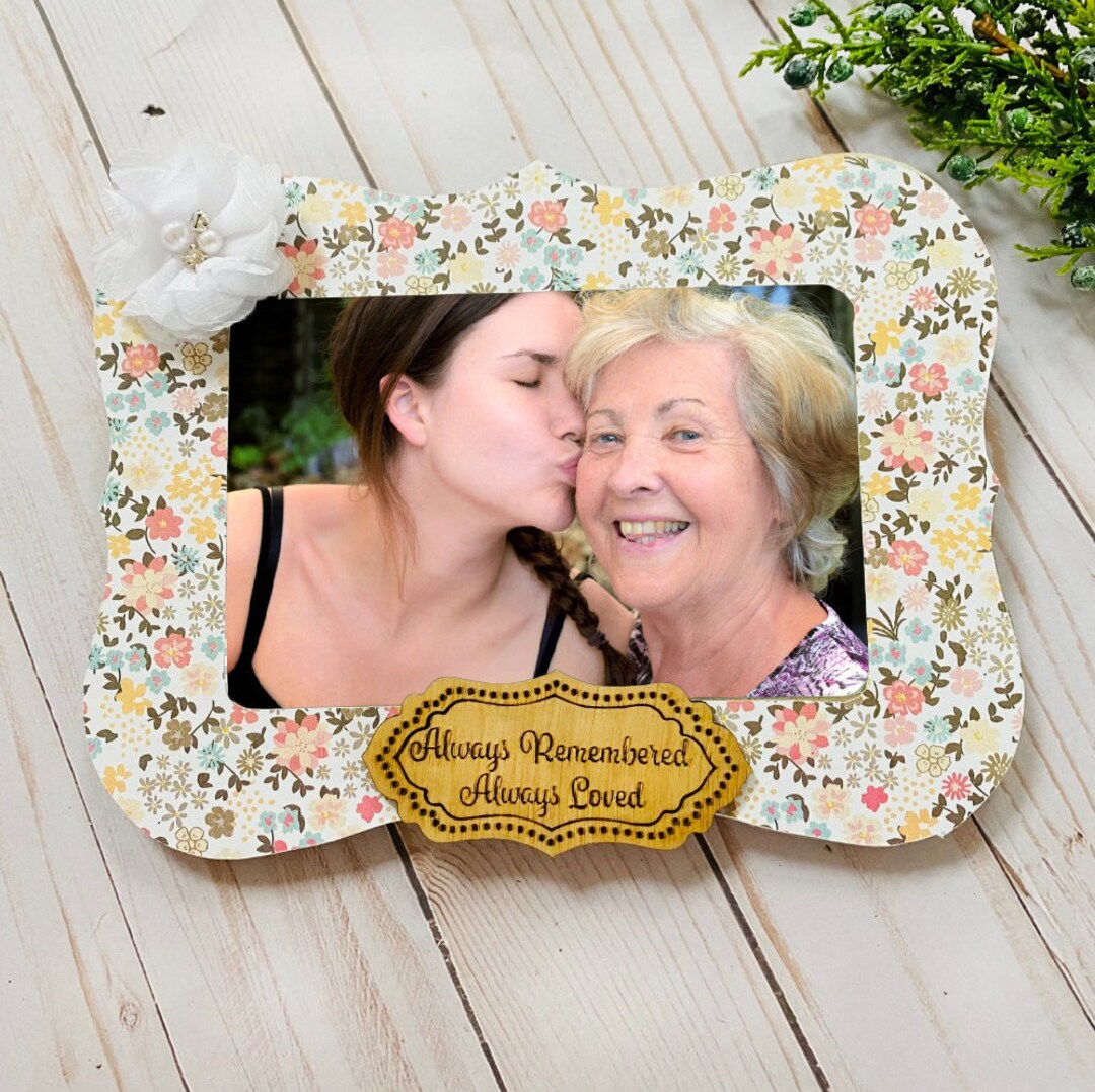 Memorial Frame for Mom Sister Aunt Grandma Personalized Photo Fame