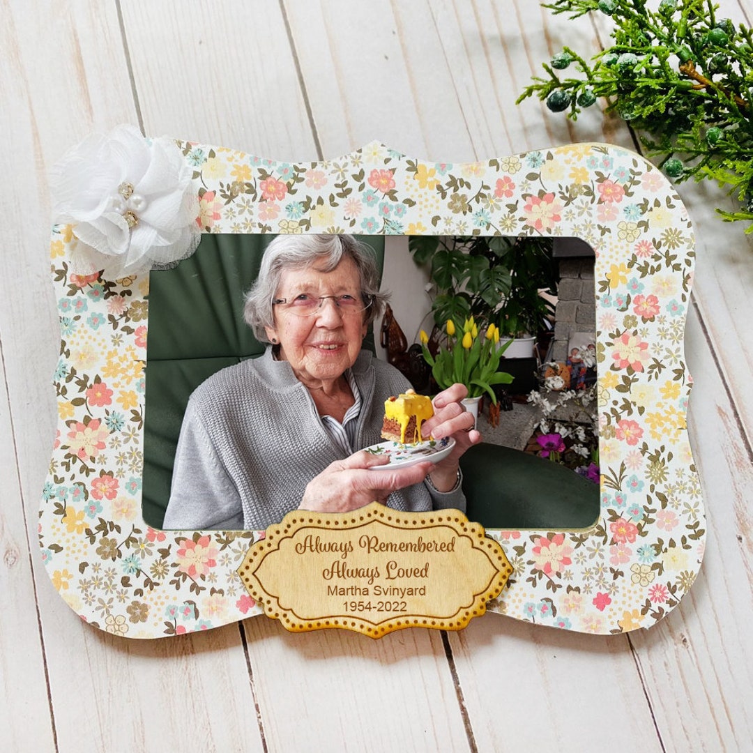 Memorial Frame for Mom Sister Aunt Grandma Personalized Photo Etsy