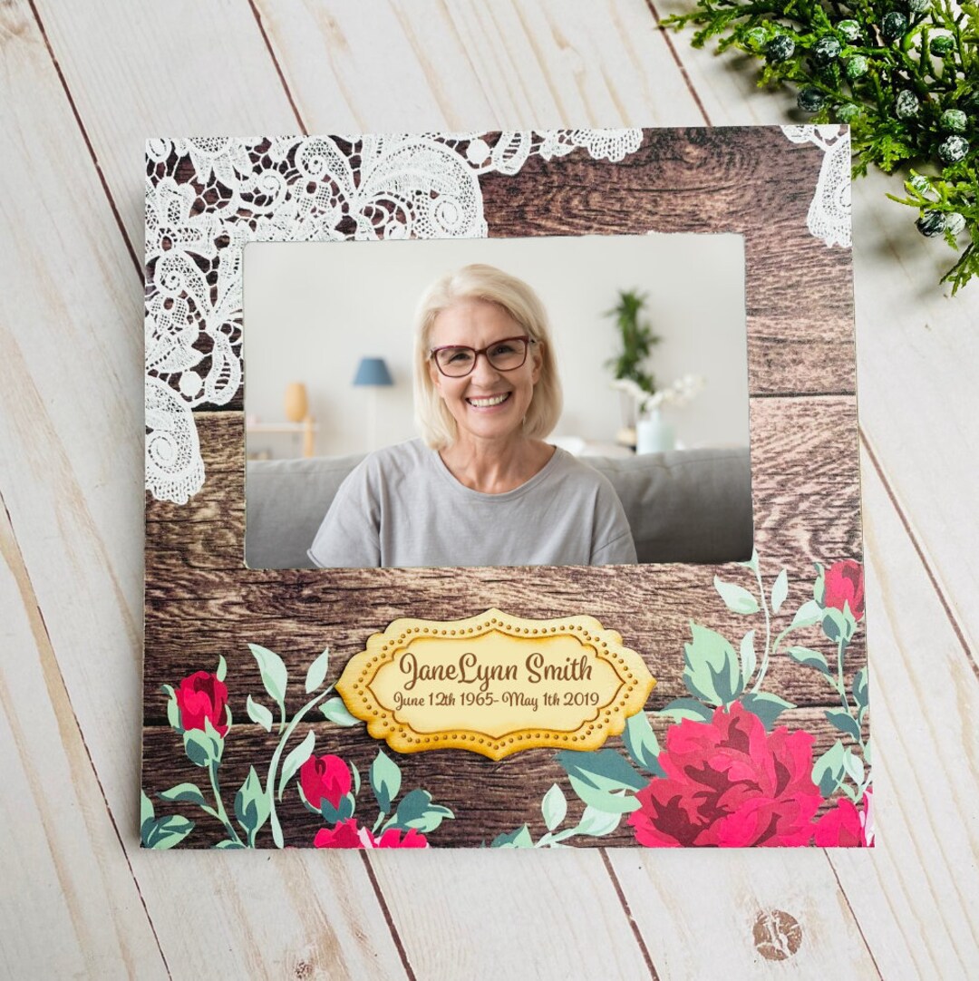 Memorial Frame for Mom Sister Aunt Grandma Personalized Photo Fame