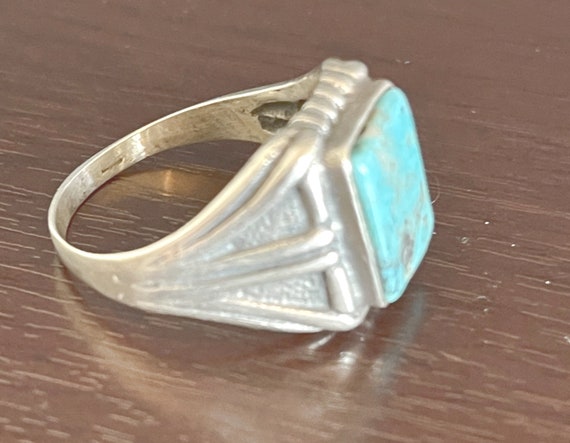 Vintage Navajo Native American Ring Hand Crafted … - image 3