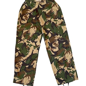 Vintage Camo Pants Trousers Mens Ranger Combat US Army Work Wear Casual Pants