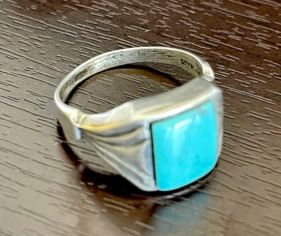 Vintage Navajo Native American Ring Hand Crafted … - image 1