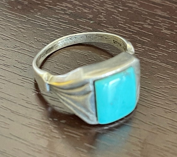 Vintage Navajo Native American Ring Hand Crafted … - image 2