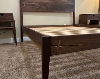 Mid Century  Modern Bed Frame