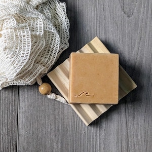Turmeric Soleseife Face Bar: Unscented Vegan Soap with Shea Butter