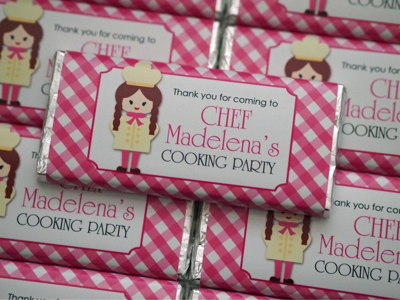 kids cooking party favors