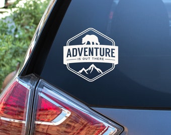 Adventure Is Out There Decal - Adventure Car Sticker - Car Vinyl