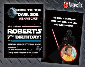 Star Wars Invitation - Personalized Birthday Invitation - Download Invitation