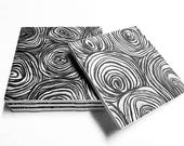 Sottobicchieri in bianco e nero - Oggettistica per la casa - sottobicchieri Coasters - Tile sottobicchieri - ceramica - tabella sottobicchieri in vendita