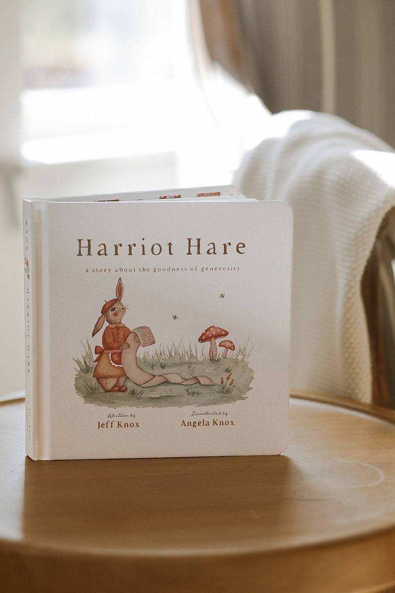 Harriot Hare: A Story about the Goodness of Giving by Jeff and Angela Knox, Baby Board Book, Children's Books, Children's Gifts image 8