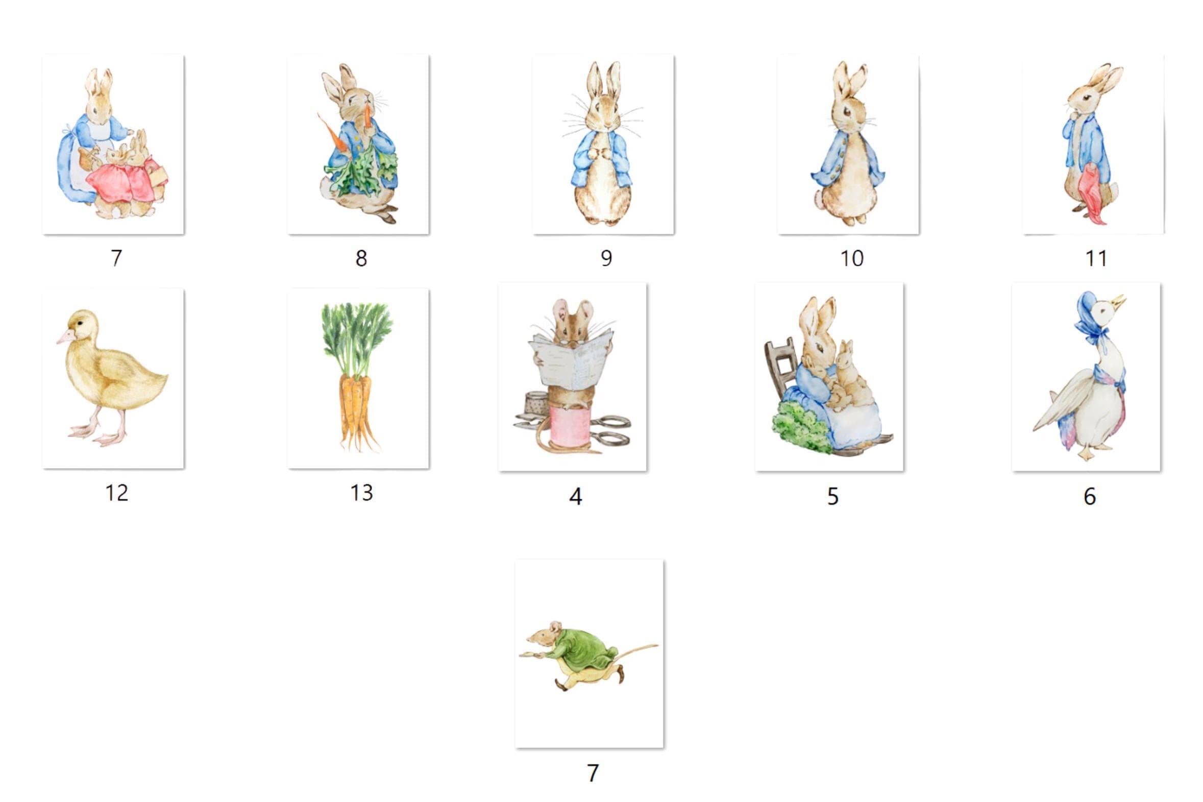 Peter Rabbit To Download Set of Peter Rabbit Bundle Nursery Printables, 11x14in., Set of 11 ...
