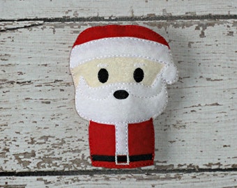 Santa Pin People ITH Embroidery Design