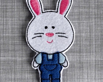 FaZoo Friend Bunny Felt Doll ITH Embroidery Design