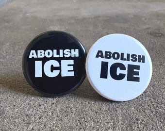 Abolish ICE - 1.25" Button - Antifa