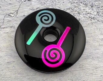 Lollipop - resin  - 45 RPM - 7" Vinyl Record Adapter - desert