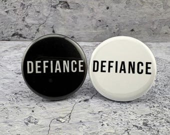 DEFIANCE - 1.25" Button - Antifa
