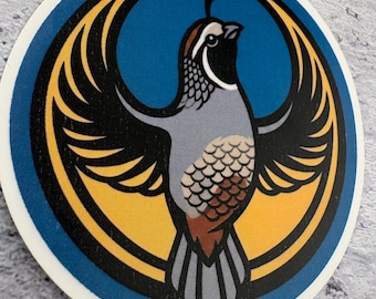 California Resistance - Sticker - Indoor - Handmade- Water resistant - 2.6" - Antifa