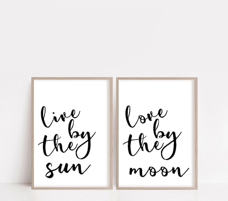 Boho Print Sun and Moon Print Mystic Print Astrology Print Printable Wall Art Celestial Print Digital Print
