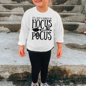 Hocus Pocus unisex toddler sweatshirt, kids halloween sweatshirt, wicked cute toddler sweatshirt image 1