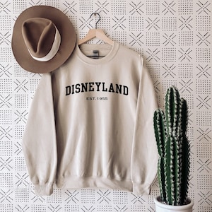 Disneyland 1955 UNISEX T-Shirt, Sweatshirt or Hoodie, Disney SWEATSHIRT, Disneyland 1955 image 2