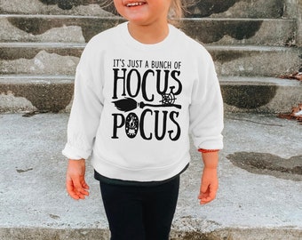 Hocus Pocus unisex toddler sweatshirt, kids halloween sweatshirt, wicked cute toddler sweatshirt
