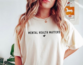 Mental Health Matters UNISEX shirt, Mental health awareness, mental health shirt, self love club