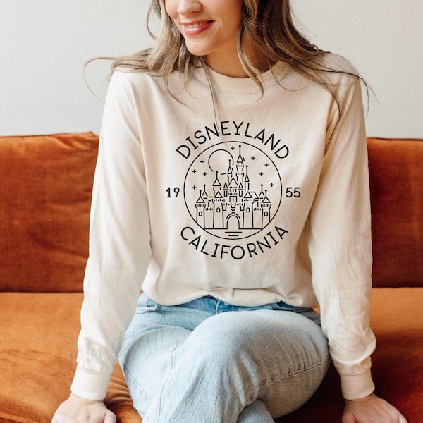 Disneyland Long Sleeve Shirt Etsy