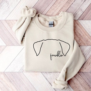 Custom lab mom ears UNISEX Sweatshirt, Unisex Shirt or Hoodie, Dog mom sweatshirt, Dog mom, Gift for dog mom, lab mom sweater