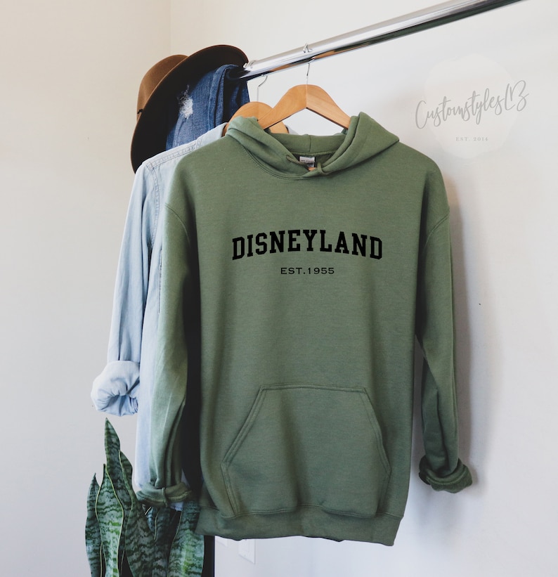 Disneyland 1955 UNISEX T-Shirt, Sweatshirt or Hoodie, Disney SWEATSHIRT, Disneyland 1955 image 5