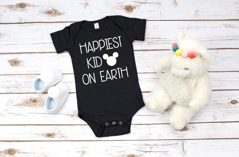 Happiest Kid on Earth Onesie Disney Inspired Shirt Baby Etsy