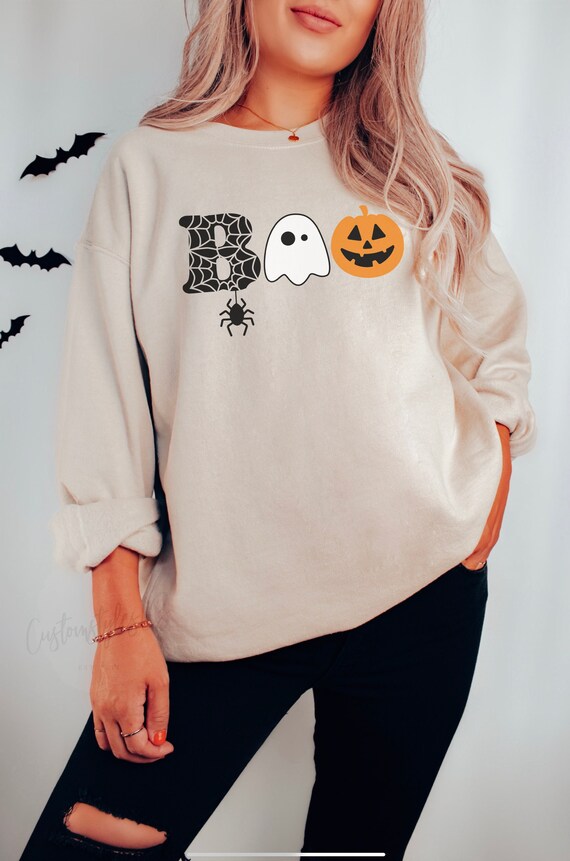 Boo UNISEX Sweatshirt Halloween 