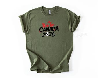 Canada 2026 Unisex Shirt, World cup 2026 UNISEX Shirt, 2026 World Cup shirt, World Cup Shirt, USA World Cup, Gildan shirt