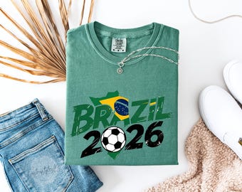 Brazil 2026 Shirt, 2026 World Cup Shirt, World Cup T-Shirt, USA World Cup, Comfort Color Shirt